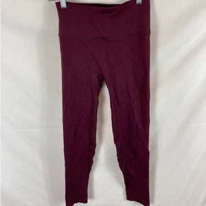Victorias Secret SPORT ribbed purple leggings size medium